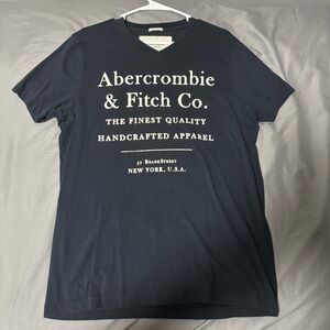 Abercrombie & Fitch Dark Blue muscle Tee